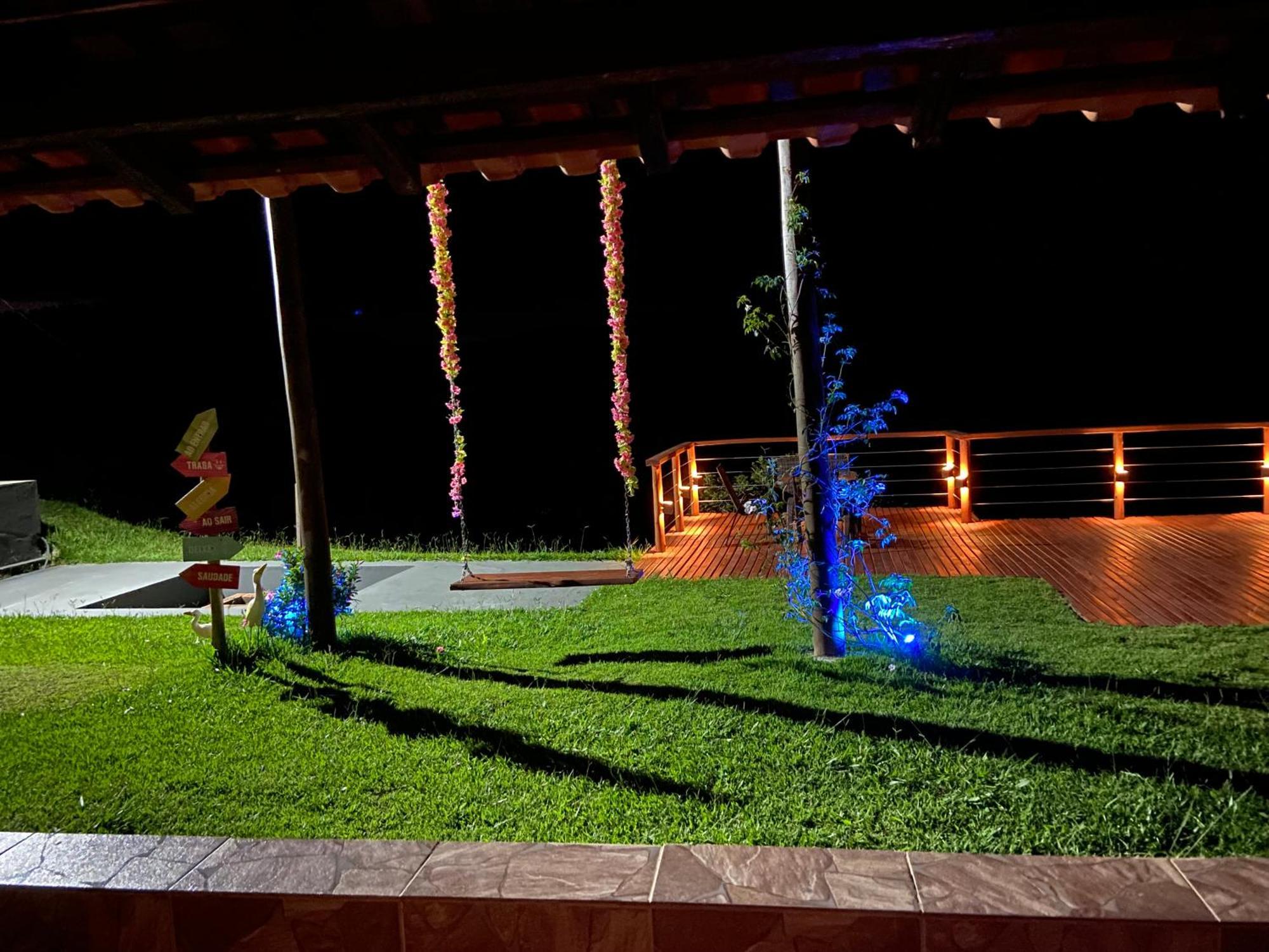 Casa de Férias Recanto Da Alegria - Casa Em Com Piscina, Churrasqueira,lareira,deck, Banco De Coracao