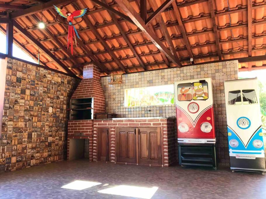 Recanto Da Alegria - Casa Em Com Piscina, Churrasqueira,lareira,deck, Banco De Coracao * Cunha